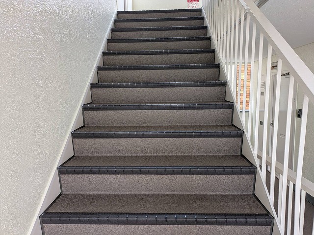 長尺シート張り　完了