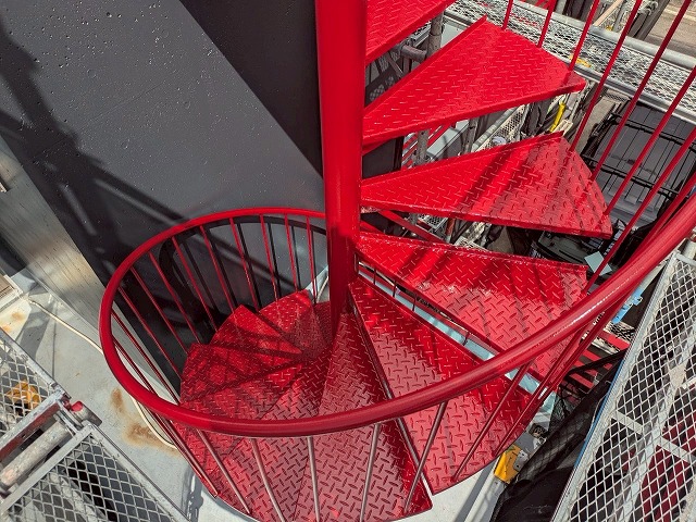 鉄骨階段 施工後