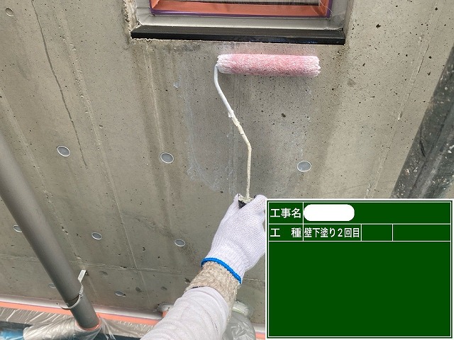 ﾀﾞﾝﾈｽﾄｼｰﾗｰ下塗り　2回目