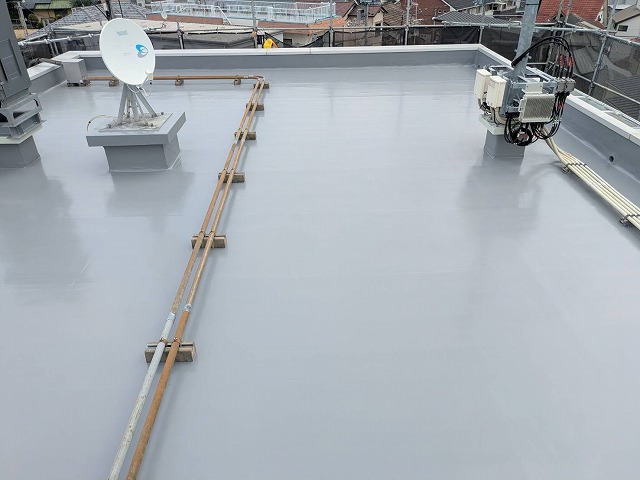 屋上防水工事　施工後