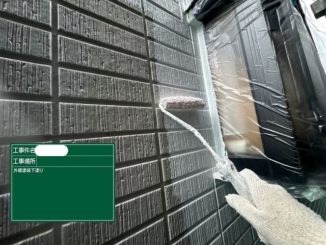 神戸市北区一戸建て、ネイビーカラーで外壁塗装工事！パーフェクトトップで施工しました！