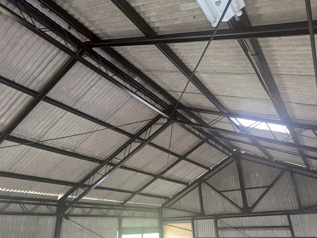 鉄骨塗装　施工後
