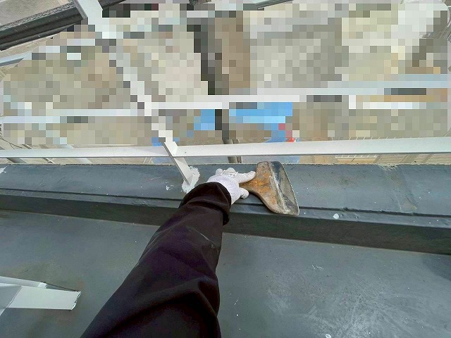 防水工事　ｹﾚﾝ清掃