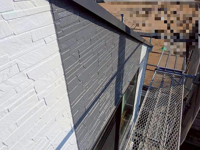 窯業系サイディング　外壁塗装　施工後