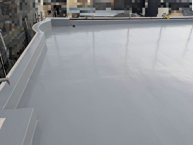 防水工事　ﾄｯﾌﾟｺｰﾄ塗布