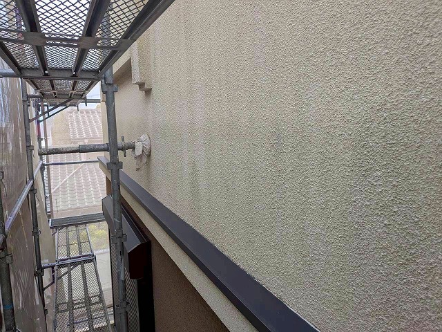 施工前　外壁　現状　苔