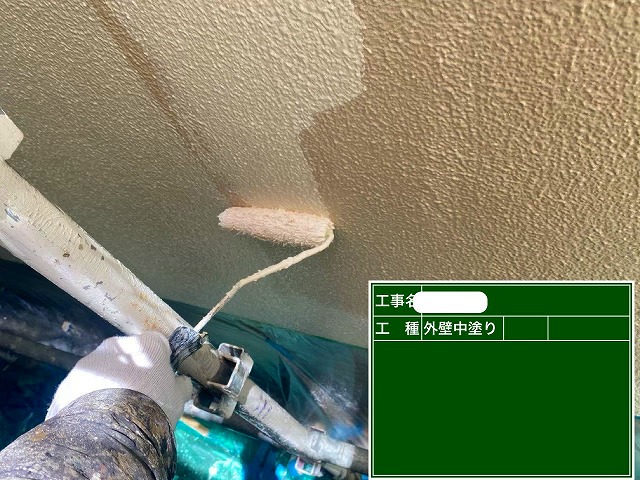 外壁塗装　中塗り　ｸﾞﾗﾝﾝｾﾗﾄｯﾌﾟ1液水性　ND503