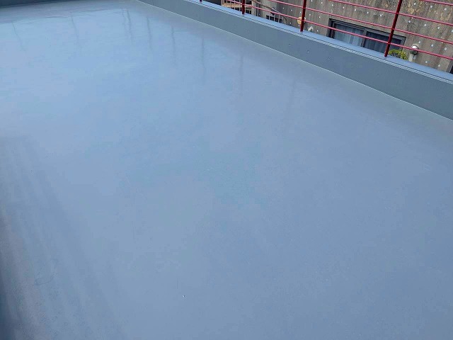 ウレタン塗膜防水工事　1年点検　屋外