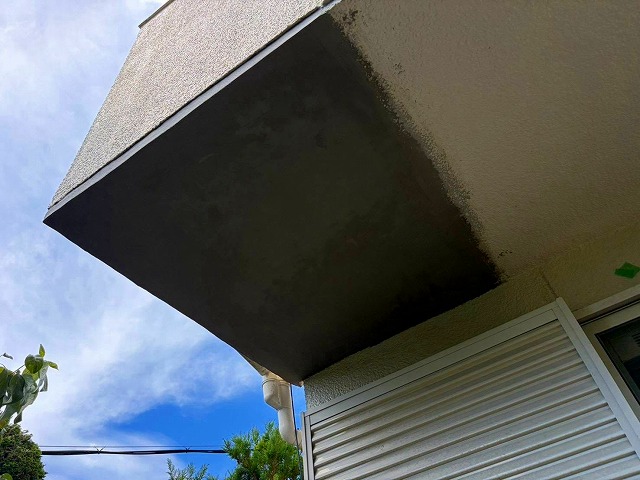下地調整後の軒天