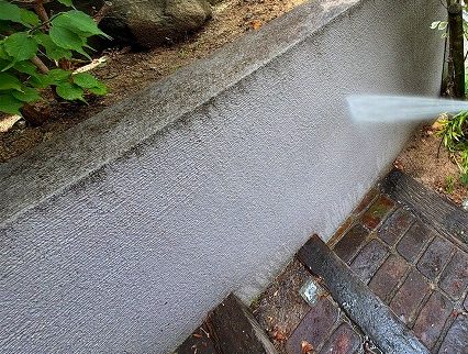 土間　洗浄