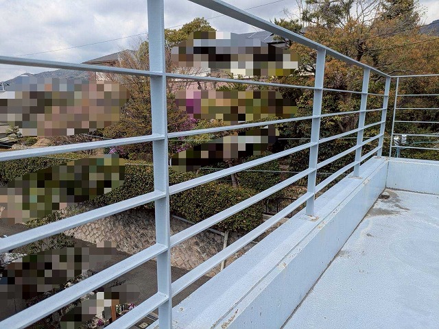 手摺り　施工前