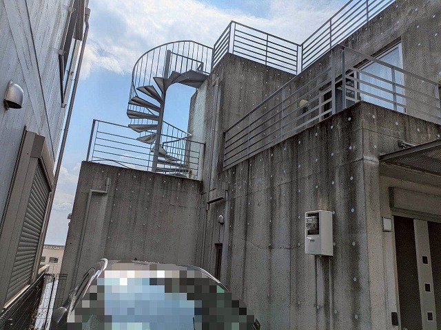 コンクリート打ち放し　施工前