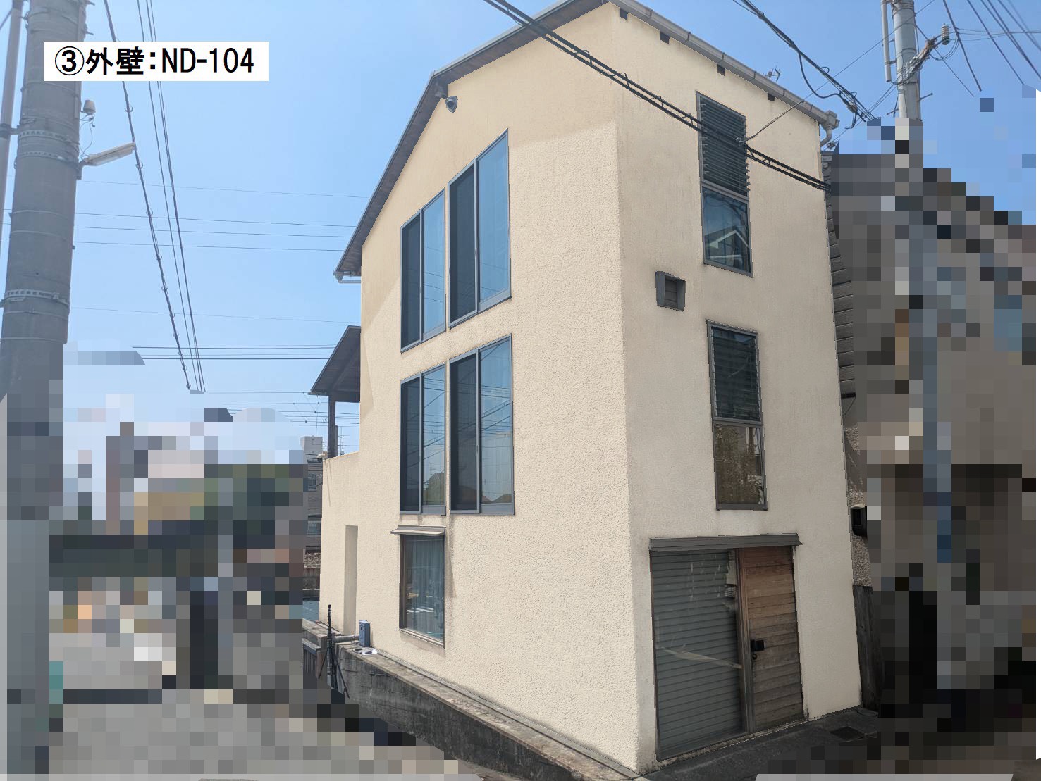 外壁ｶﾗｰｼｭﾐﾚｰｼｮﾝ　ND104