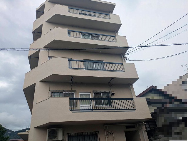 施工後　写真　マンション手摺り　鉄部塗装